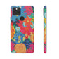 Bespattered Facade Bold Florals Snap Case