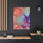 Bespattered Facade Resin Petri Macro Photograph Stretched Matte Canvas Art Prints | Multiple Sizes