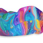 Bespattered Facade Rainbow Flow Scrunchie