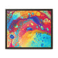 Bespattered Facade Rainbow Galaxy Framed Canvas Art Print | 3 Frame Colors | Multiple Sizes