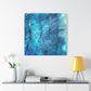 Bespattered Facade Resin Petri Macro Photograph Stretched Matte Canvas Art Prints | Multiple Sizes