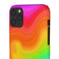 Bespattered Facade Rainbow Heat Map Snap Case