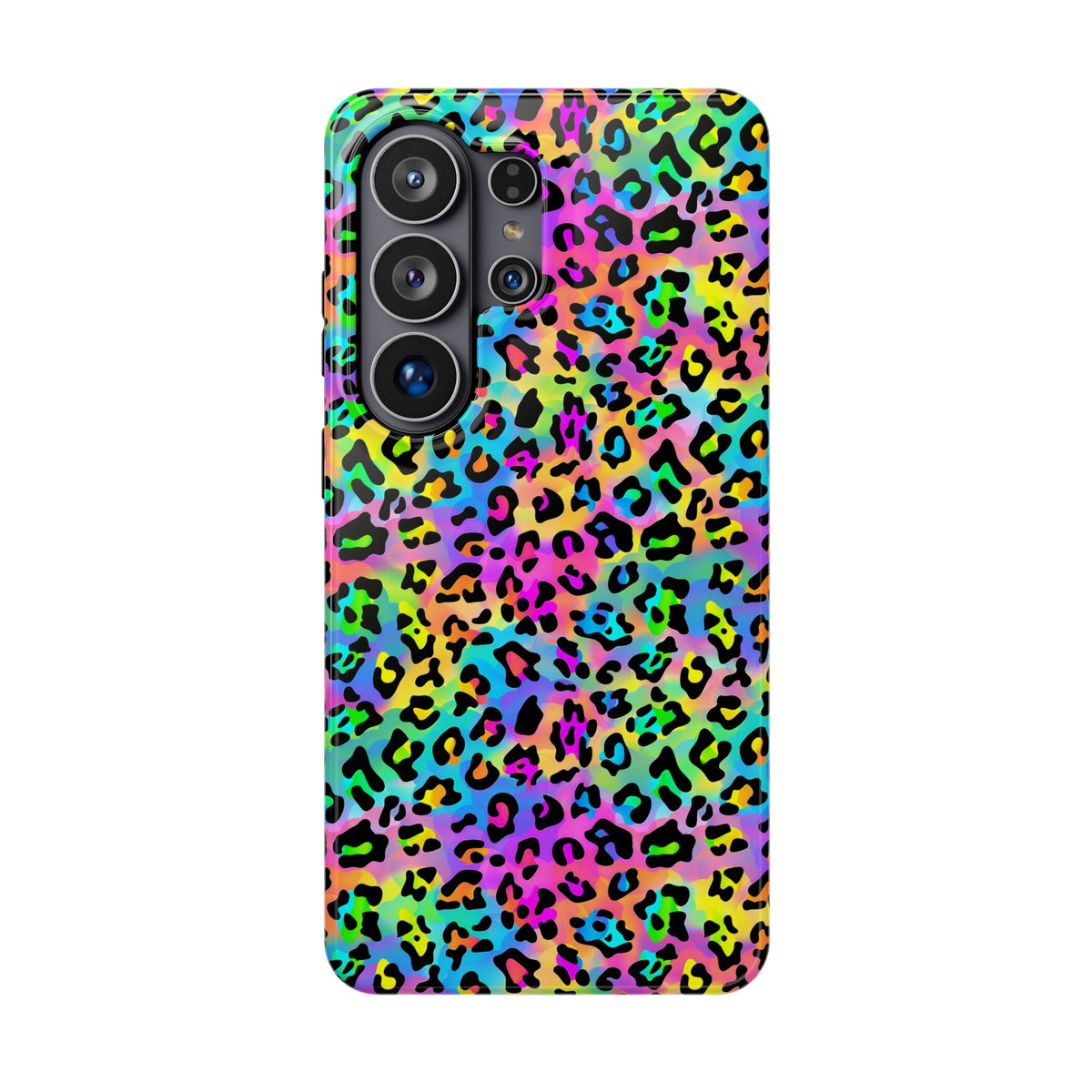 Bespattered Facade Candy Coated Neon Leopard Impact-Resistant Case