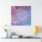 Bespattered Facade Resin Petri Macro Photograph Stretched Matte Canvas Art Prints | Multiple Sizes