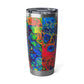 Bespattered Facade Rainbow Vagabond Spill-Resistant Lid Stainless-Steel Tumbler 20oz