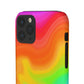 Bespattered Facade Rainbow Heat Map Snap Case