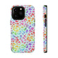 Bespattered Facade Bright Rainbow Leopard Impact-Resistant Case