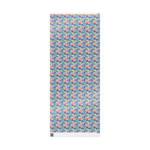 Bespattered Facade Rainbow Sky Wrapping Paper | Three Sizes | Glossy or Matte
