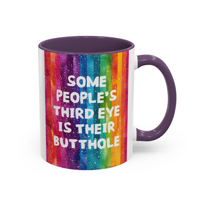 Bespattered Facade All-Seeing Butthole Rainbow Mug | Eight Colors | 11oz or 15oz