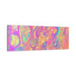 Bespattered Facade Fluid Art Abstract Painting Stretched Matte Canvas Art Prints | Multiple Sizes