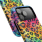 Bespattered Facade Rainbow Watercolor Leopard MagSafe Tough Case