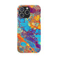Bespattered Facade Space Worm Snap Case