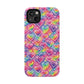 Bespattered Facade Rainbow Graffiti Hearts Impact-Resistant Case