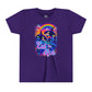 Bespattered Facade Rainbow Eat the Rich Colorful Retro Orcas Youth Short Sleeve Tee