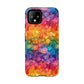 Bespattered Facade Rainbow Ink Circles Tough Case