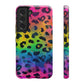 Bespattered Facade Neon Leopard Impact-Resistant Case