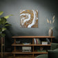 Bespattered Facade Fluid Art Abstract Painting Stretched Matte Canvas Art Prints | Multiple Sizes