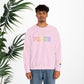 Bespattered Facade Proud Rainbow LGBTQ+ Pride Embroidered Crewneck Sweatshirt