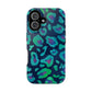 Bespattered Facade Emerald Leopard Impact-Resistant Case