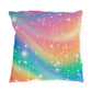 Bespattered Facade Rainbow Skies UV-Resistant Outdoor Pillows | 4 Sizes