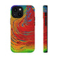 Bespattered Facade Rainbow Vortex Impact-Resistant Case