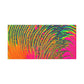Bespattered Facade Neon Puddle Stretched Matte Canvas Art Prints | Multiple Sizes