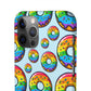 Bespattered Facade Rainbow Sprinkle Donut Snap Case