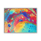 Bespattered Facade Rainbow Galaxy Framed Canvas Art Print | 3 Frame Colors | Multiple Sizes
