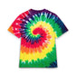 CUSTOM Embroidered Rainbow Tie Dye T-Shirt | Unisex Adult Sizes S - 2X | Two Shirt Colors