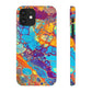 Bespattered Facade Space Worm Snap Case