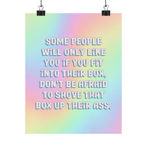 Bespattered Facade "Dealing With Boxes" Giclée Archival Matte Paper Prints