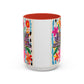 Bespattered Facade Flower Vase Floral Mug | Eight Colors | 11oz or 15oz