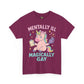 Mentally Ill, Magically Gay Unicorn Shirt – Funny Pastel Pride Tee