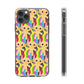 Bespattered Facade 90s Flashback Rainbow Trolls Clear Case