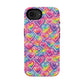 Bespattered Facade Rainbow Graffiti Hearts Impact-Resistant Case
