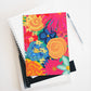 Bespattered Facade Bold Florals Hardcover Notebook - Unlined (Blank) Pages