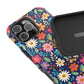 Bespattered Facade Colorful Flowers Impact-Resistant Case