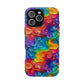 Bespattered Facade Rainbow Swirls MagSafe Tough Case