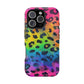 Bespattered Facade Neon Leopard Impact-Resistant Case