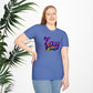 Bespattered Facade Neon "Easy Tiger" Colorful Unisex Softstyle T-Shirt