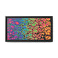 Bespattered Facade Neon Goodness Framed Canvas Art Print | 3 Frame Colors | Multiple Sizes