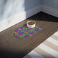 Bespattered Facade Candy Coated Neon Leopard Pet Feeding Mats (3 Shapes)