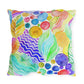Bespattered Facade Rainbow Abstract UV-Resistant Outdoor Pillows | 4 Sizes
