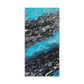 Bespattered Facade Fluid Art Abstract Painting Stretched Matte Canvas Art Prints | Multiple Sizes