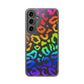 Bespattered Facade Watercolor Rainbow Leopard Clear Case