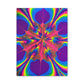 Bespattered Facade Fluid Art Abstract Painting Stretched Matte Canvas Art Prints | Multiple Sizes