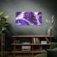 Bespattered Facade Purple Haze Stretched Matte Canvas Art Prints | Multiple Sizes
