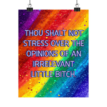 Bespattered Facade "Thou Shalt Not..." Giclée Archival Matte Paper Prints
