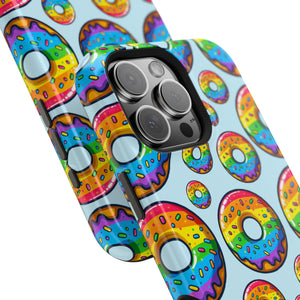 Bespattered Facade Rainbow Sprinkle Donut Impact-Resistant Case