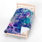 Bespattered Facade Galaxy Velveteen Plush Blanket | 3 Sizes